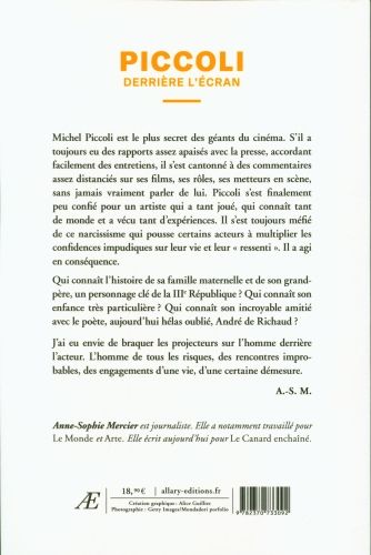 Produktbild: Piccoli : derri&egrave;re l'&eacute;cran