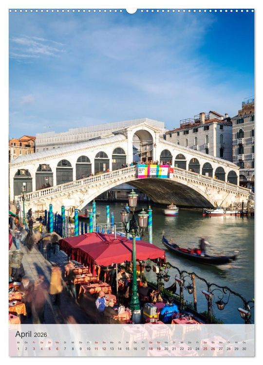 Produktbild: Venezia - La Serenissima repubblica (Wandkalender 2026 DIN A2 hoch), CALVENDO Monatskalender