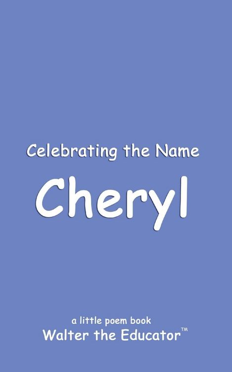 Produktbild: Celebrating the Name Cheryl