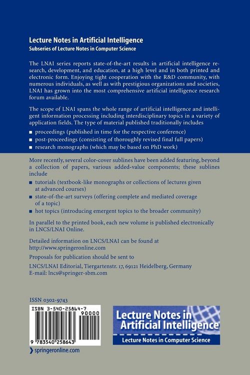 Produktbild: Advances in Artificial Intelligence