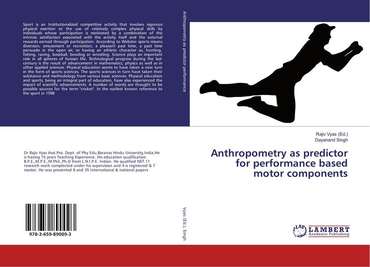 Produktbild: Anthropometry as predictor for performance based motor components