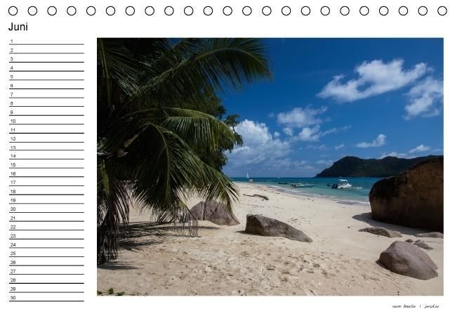 Produktbild: die seychellen - ganz nah am paradies (Tischkalender immerw&auml;hrend DIN A5 quer)