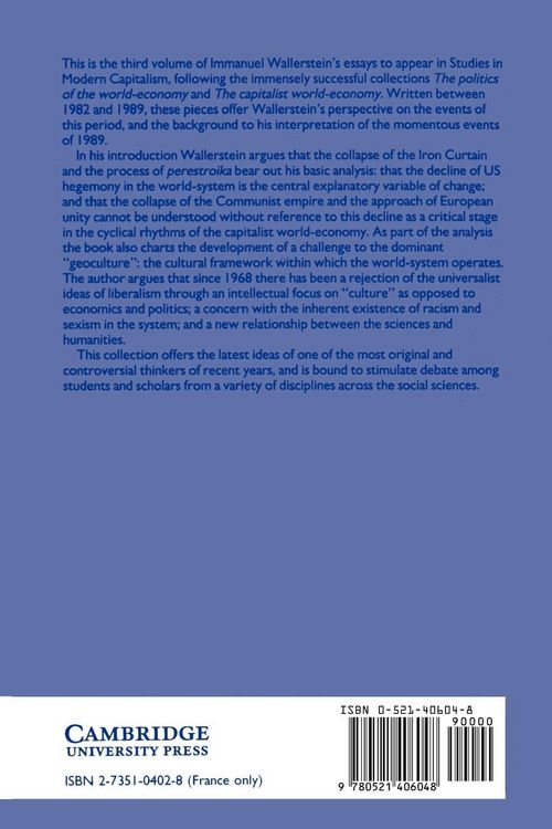 Produktbild: Geopolitics and Geoculture