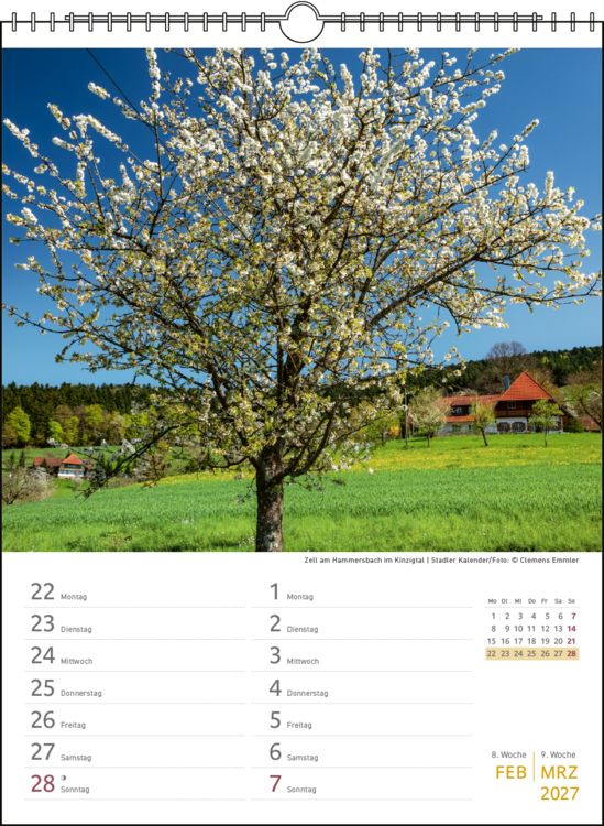 Produktbild: Zwei-Wochenplaner Schwarzwald 2027