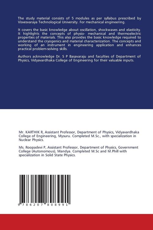 Produktbild: Applied Physics for Mechanical Engineering