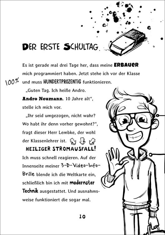 Produktbild: Andro, streng geheim! (Band 1) - Fehlermeldung: Schule