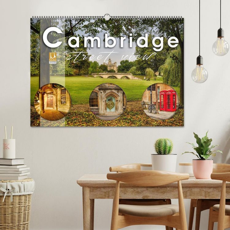 Produktbild: Cambridge street view (Wandkalender 2026 DIN A2 quer), CALVENDO Monatskalender