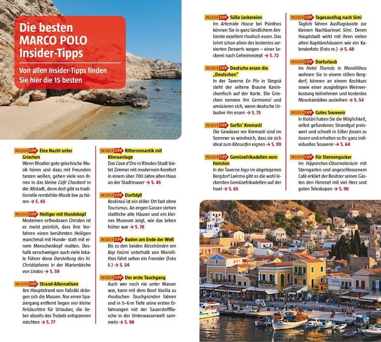 Produktbild: MARCO POLO Reisef&uuml;hrer Rhodos