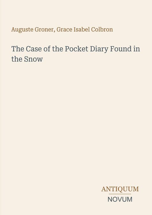 Produktbild: The Case of the Pocket Diary Found in the Snow