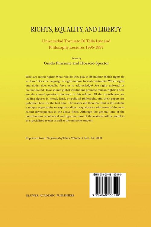 Produktbild: Rights, Equality, and Liberty
