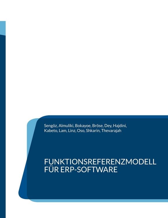 Produktbild: Funktionsreferenzmodell f&uuml;r ERP-Software
