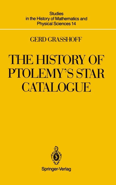 Produktbild: The History of Ptolemy&rsquo;s Star Catalogue