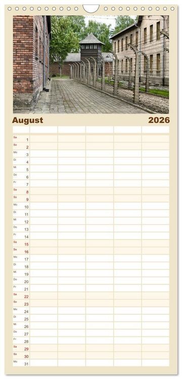 Produktbild: Familienplaner 2026 - Besucht doch mal Krakau mit 5 Spalten (Wandkalender, 21 x 45 cm) CALVENDO