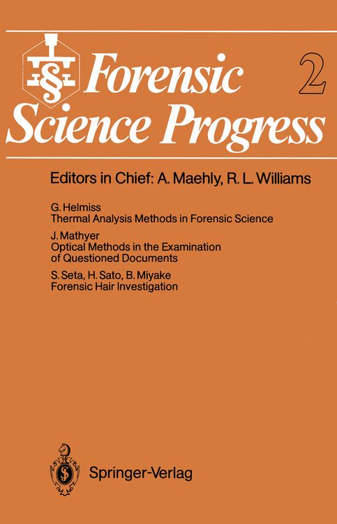 Produktbild: Forensic Science Progress
