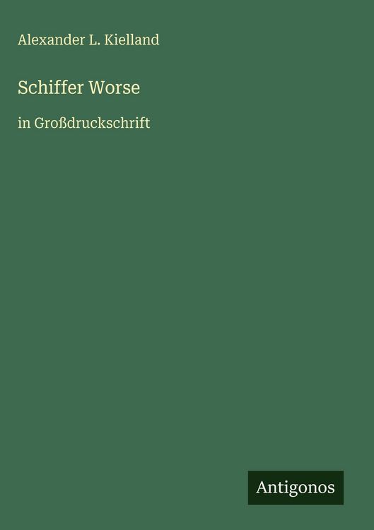 Produktbild: Schiffer Worse