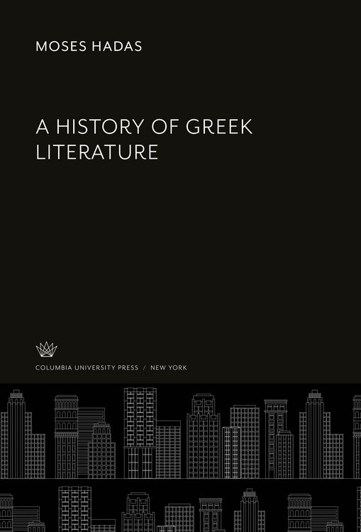 Produktbild: A History of Greek Literature