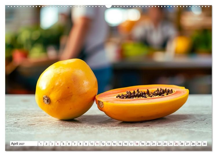 Produktbild: Exotische Fr&uuml;chte &ndash; Frische. Farbe. Form. (hochwertiger Premium Wandkalender 2027 DIN A2 quer), Kunstdruck in Hochglanz