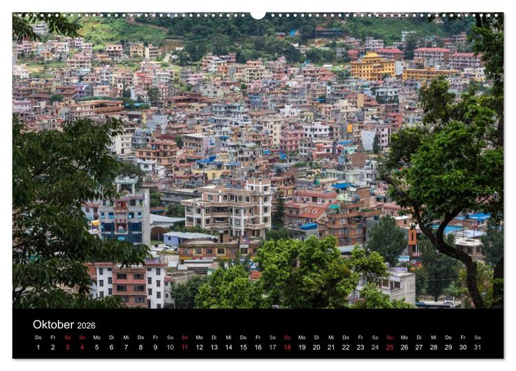 Produktbild: Faszination Nepal (Wandkalender 2026 DIN A2 quer), CALVENDO Monatskalender