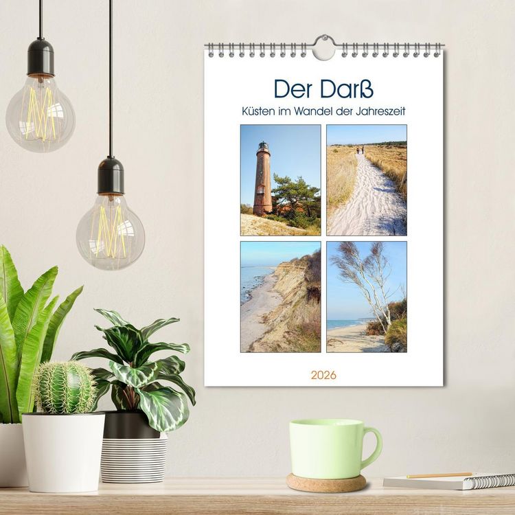 Produktbild: Der Dar&szlig; - K&uuml;sten im Wandel der Jahreszeit (Wandkalender 2026 DIN A4 hoch), CALVENDO Monatskalender