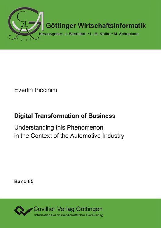 Produktbild: Digital Transformation of Business