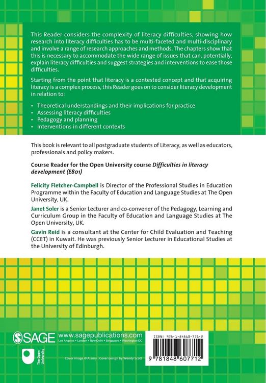Produktbild: Approaching Difficulties in Literacy Development