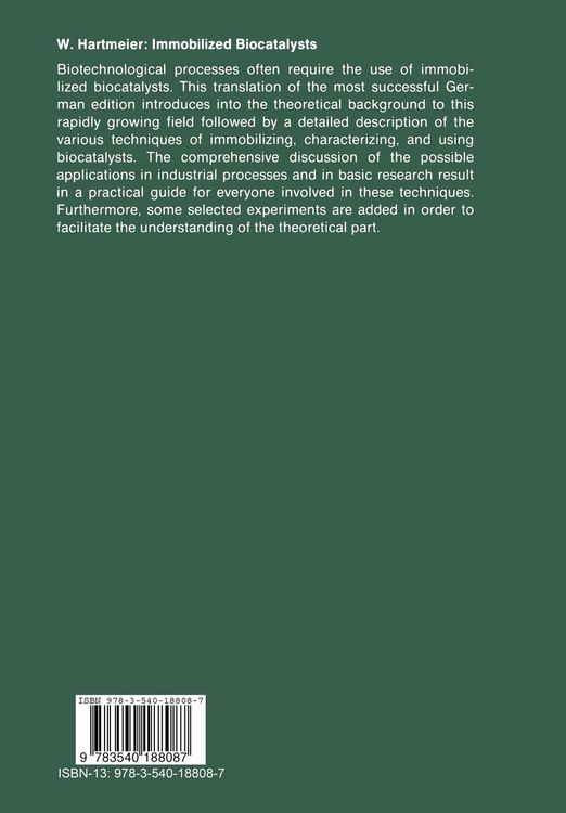 Produktbild: Immobilized Biocatalysts