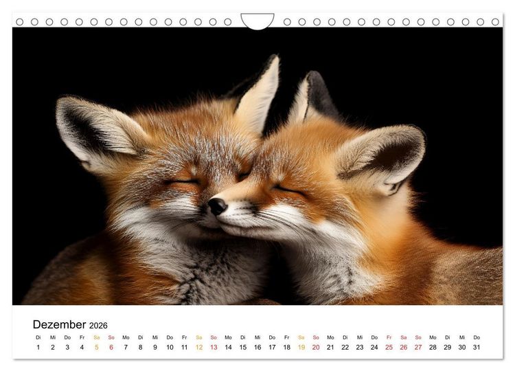 Produktbild: Wilde Heimat - Tiere unserer Natur (Wandkalender 2026 DIN A4 quer), CALVENDO Monatskalender