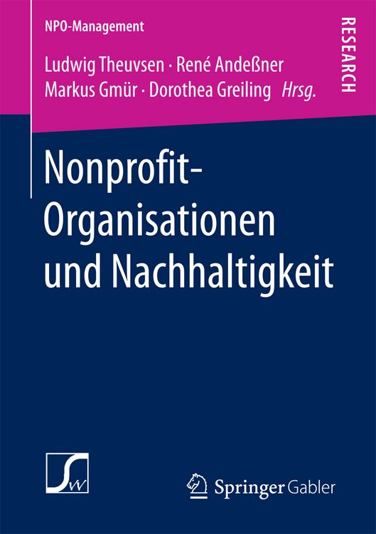 Produktbild: Nonprofit-Organisationen und Nachhaltigkeit
