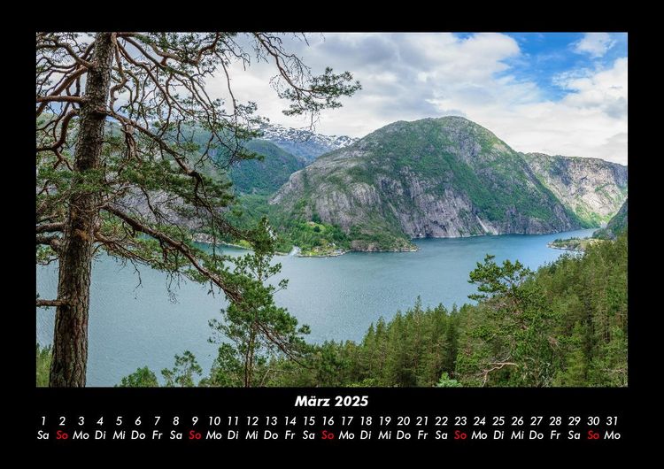 Produktbild: Bergige Welten 2025 Fotokalender DIN A3