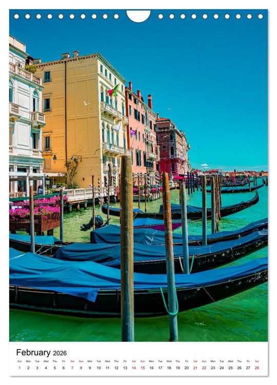Produktbild: Italy, Venice - Immortal City on Water (Wall Calendar 2026 DIN A4 portrait), CALVENDO 12 Month Wall Calendar