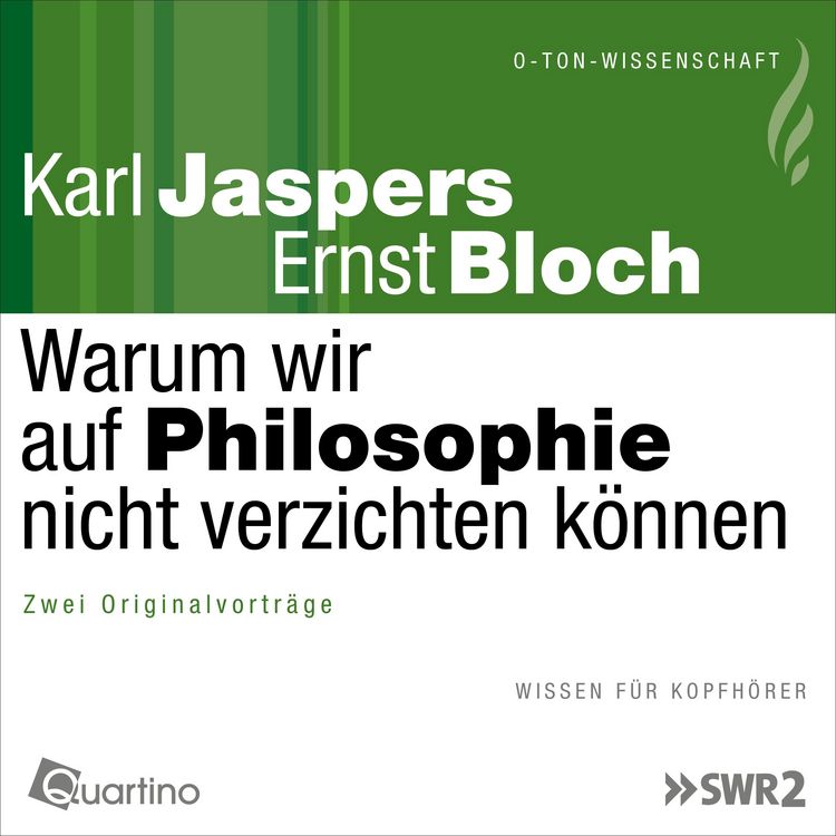 Produktbild: Warum wir auf Philosophie nicht verzichten k&ouml;nnen