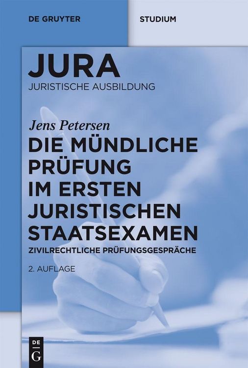 Produktbild: Die m&uuml;ndliche Pr&uuml;fung im ersten juristischen Staatsexamen