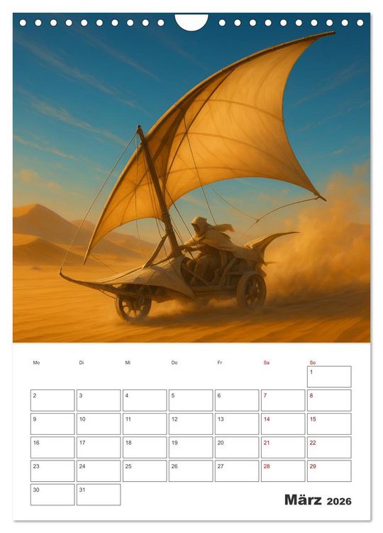 Produktbild: Im Reich des Windes (Wandkalender 2026 DIN A4 hoch), CALVENDO Monatskalender