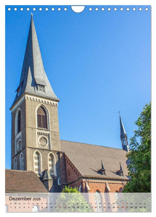 Produktbild: Historisches Duisburg (Wandkalender 2026 DIN A4 hoch), CALVENDO Monatskalender