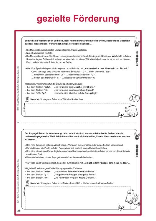 Produktbild: Mundmotorik-Training rund ums Jahr
