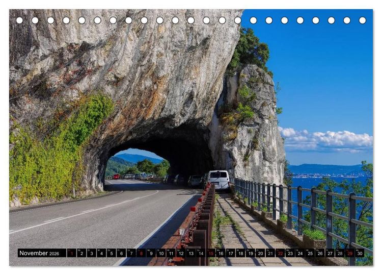 Produktbild: Triest und seine Riviera (Tischkalender 2026 DIN A5 quer), CALVENDO Monatskalender