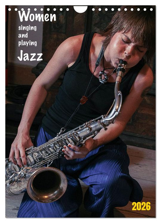 Produktbild: Women singing and playing Jazz (Wandkalender 2026 DIN A4 hoch), CALVENDO Monatskalender