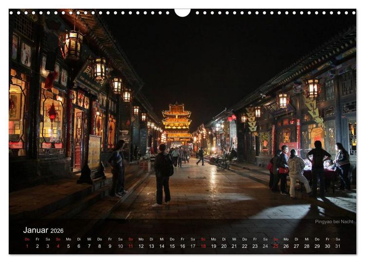 Produktbild: Erlebe China (Wandkalender 2026 DIN A3 quer), CALVENDO Monatskalender