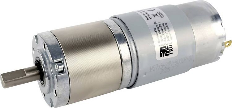 Produktbild: TRU COMPONENTS Gleichstrom-Getriebemotor TC-NPG242048 TC-13609528 24 V/DC 3.8 A 0.5 Nm 499 U/min Wellen-Durchmesser: 8 mm 1 St.