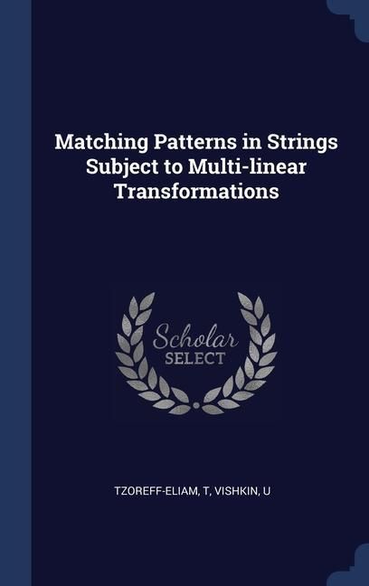 Produktbild: Matching Patterns in Strings S