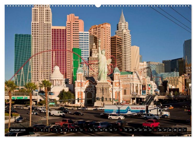 Produktbild: Las Vegas (Wandkalender 2026 DIN A2 quer), CALVENDO Monatskalender