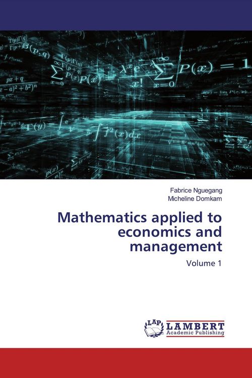 Produktbild: Mathematics applied to economics and management