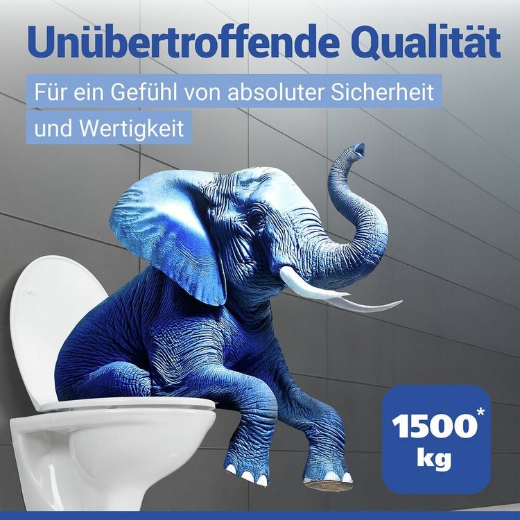 Produktbild: WC-Sitz Mod. Gatteo DuroUnbreakable&reg;, Wei&szlig;, 100 % bruchsicher, mit Absenkautomatik