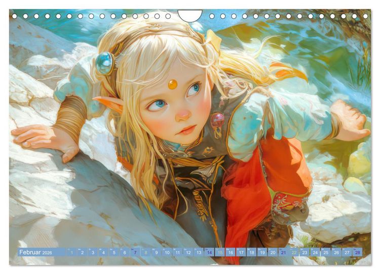 Produktbild: Willkommen im Fantasieland - M&auml;rchenbilder (Wandkalender 2026 DIN A4 quer), CALVENDO Monatskalender