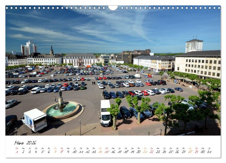 Produktbild: Saarlouis eine au&szlig;ergew&ouml;hnliche Stadt (Wandkalender 2026 DIN A3 quer), CALVENDO Monatskalender