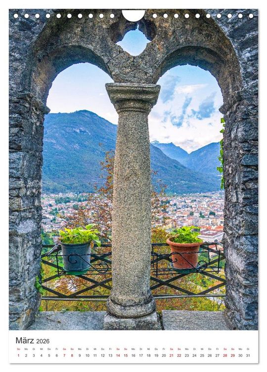 Produktbild: Lago Maggiore - Atemberaubende Landschaften (Wandkalender 2026 DIN A4 hoch), CALVENDO Monatskalender
