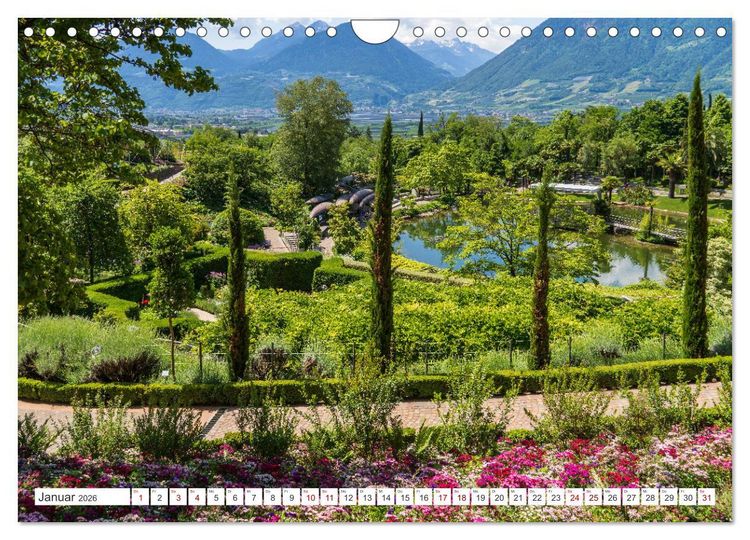 Produktbild: S&uuml;dtirol - Von Meran bis zum Pragser Wildsee (Wandkalender 2026 DIN A4 quer), CALVENDO Monatskalender
