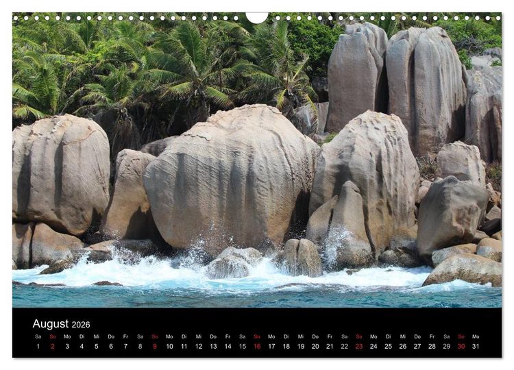 Produktbild: Seychellen (Wandkalender 2026 DIN A3 quer), CALVENDO Monatskalender