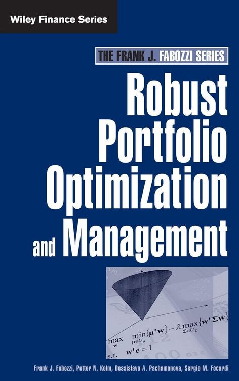Produktbild: Robust Portfolio Optimization and Management