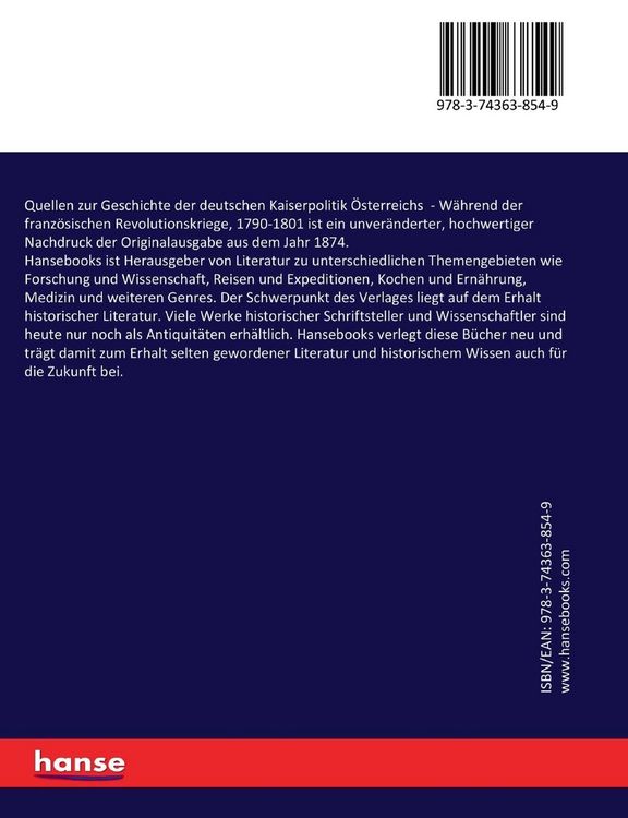 Produktbild: Quellen zur Geschichte der deutschen Kaiserpolitik &Ouml;sterreichs